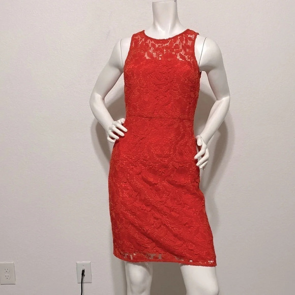 J. Crew Lace Sheath Dress Size 0 - Picture 2 of 7